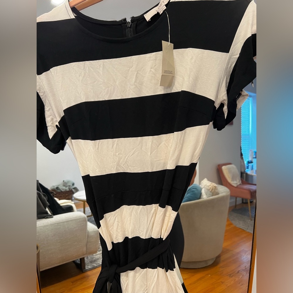 Loft striped dress